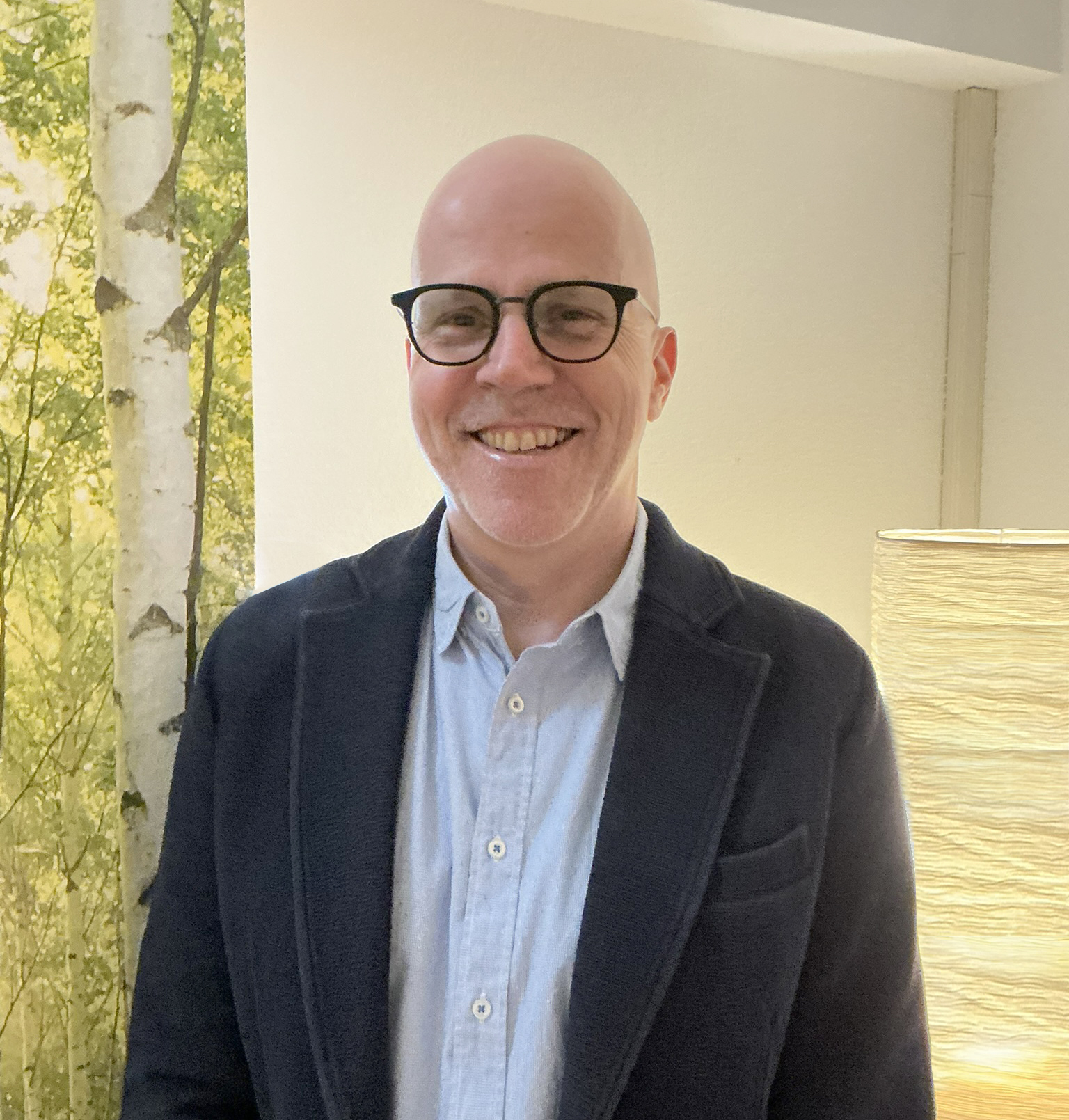 Dipl.-Psychologe Markus Schuler in seiner Praxis